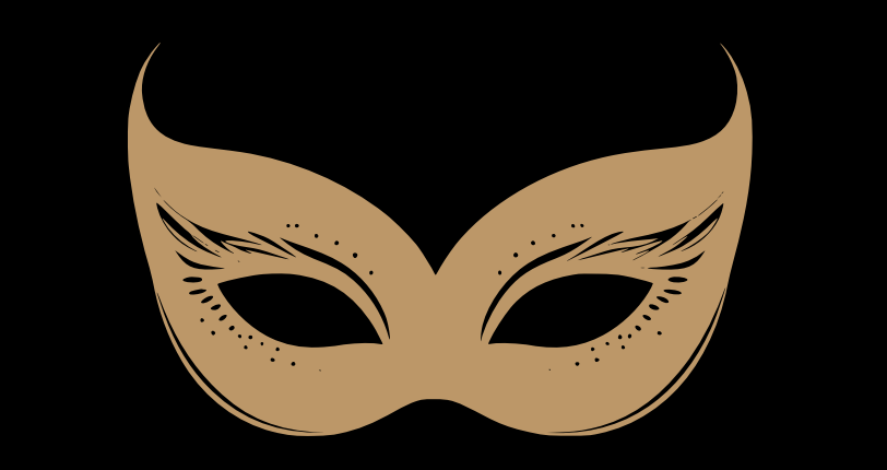 gold masquerade mask